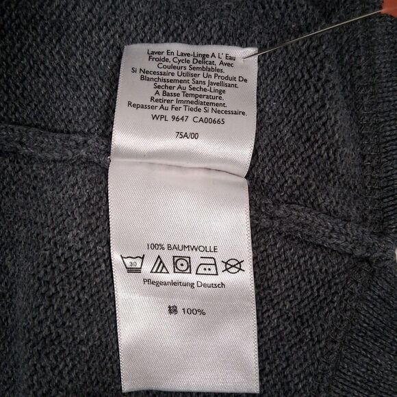 Vintage Eddie Bauer Women's Sz PXS Fair Isle Nordic Sweater Cottagecore Cotton - Picture 6 of 8